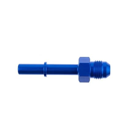 Red Horse Performance -06 AN MALE TO 5/16" PUSH ON EFI - BLUE 811-06-05-1